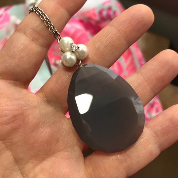 GIORGIO ARMANI Sterling Silver Pearl Necklace NEW! - Picture 2 of 7